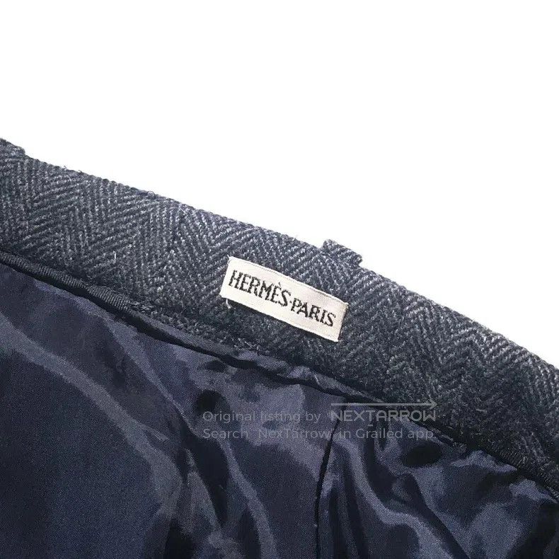 Hermes Hermes Margiela Era Cashmere and Wool Blend Trousers Size 24" / US 00 / IT 34 - 4 Thumbnail