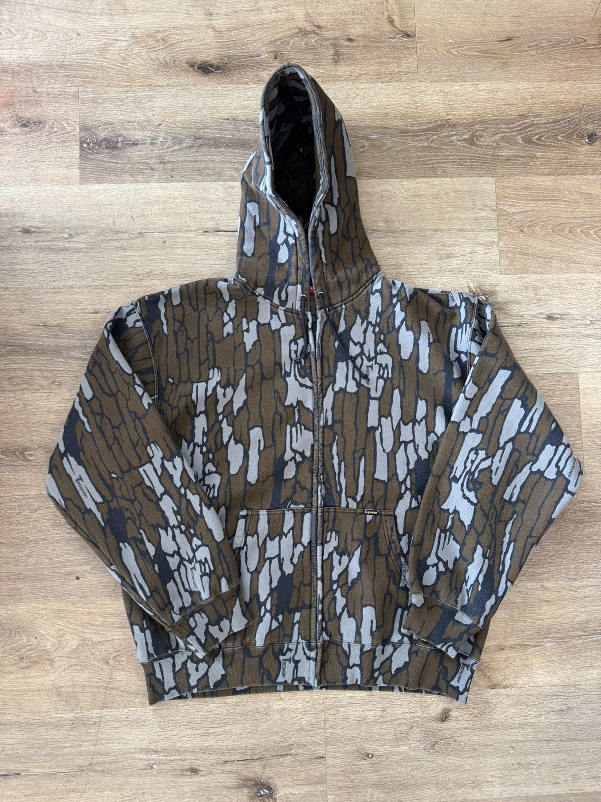 Supreme Supreme Work Zip Up Hooded Sweatshirt | Grailed