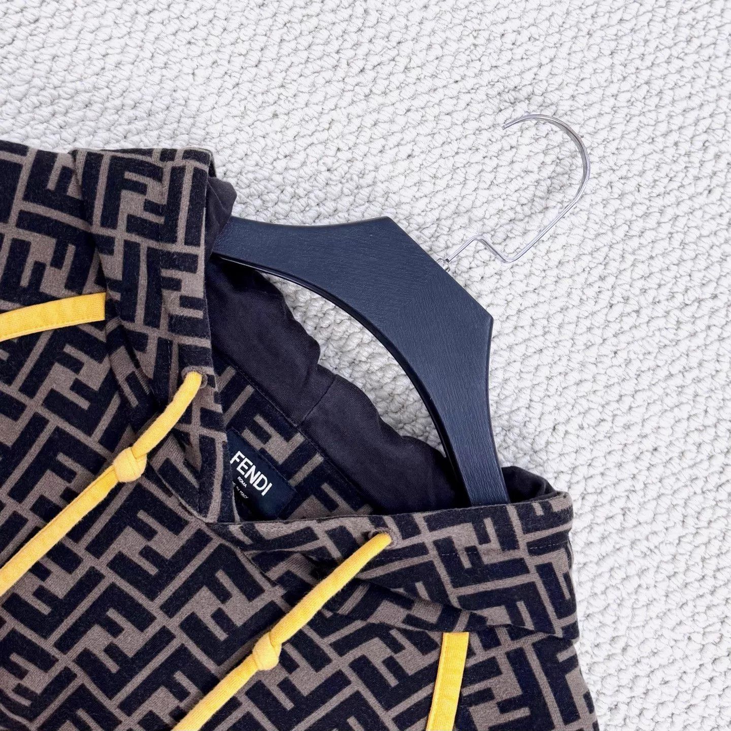 Fendi Fendi FF Monogram All Over Print Hoodie M Unisex Size US M / EU 48-50 / 2 - 3 Thumbnail