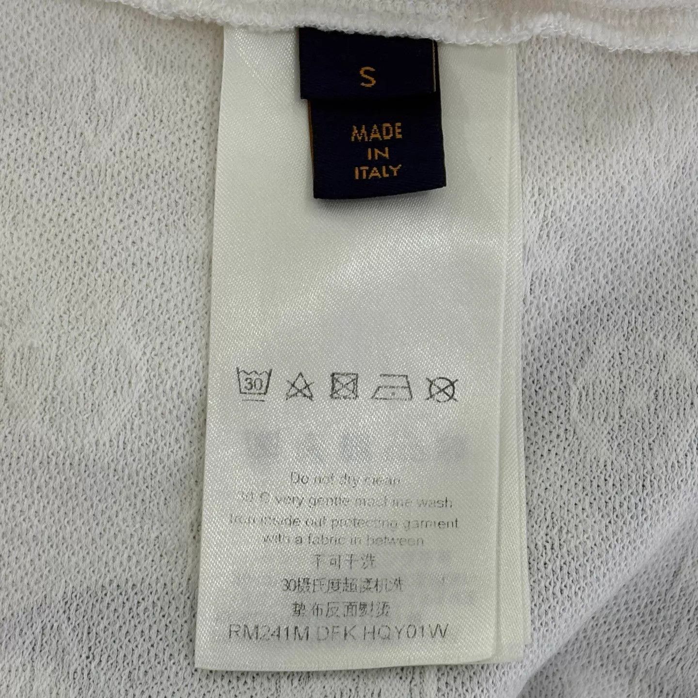 Louis Vuitton LV Monogram White Floral Embroidered SS Crew Tee S Size US S / EU 44-46 / 1 - 4 Thumbnail