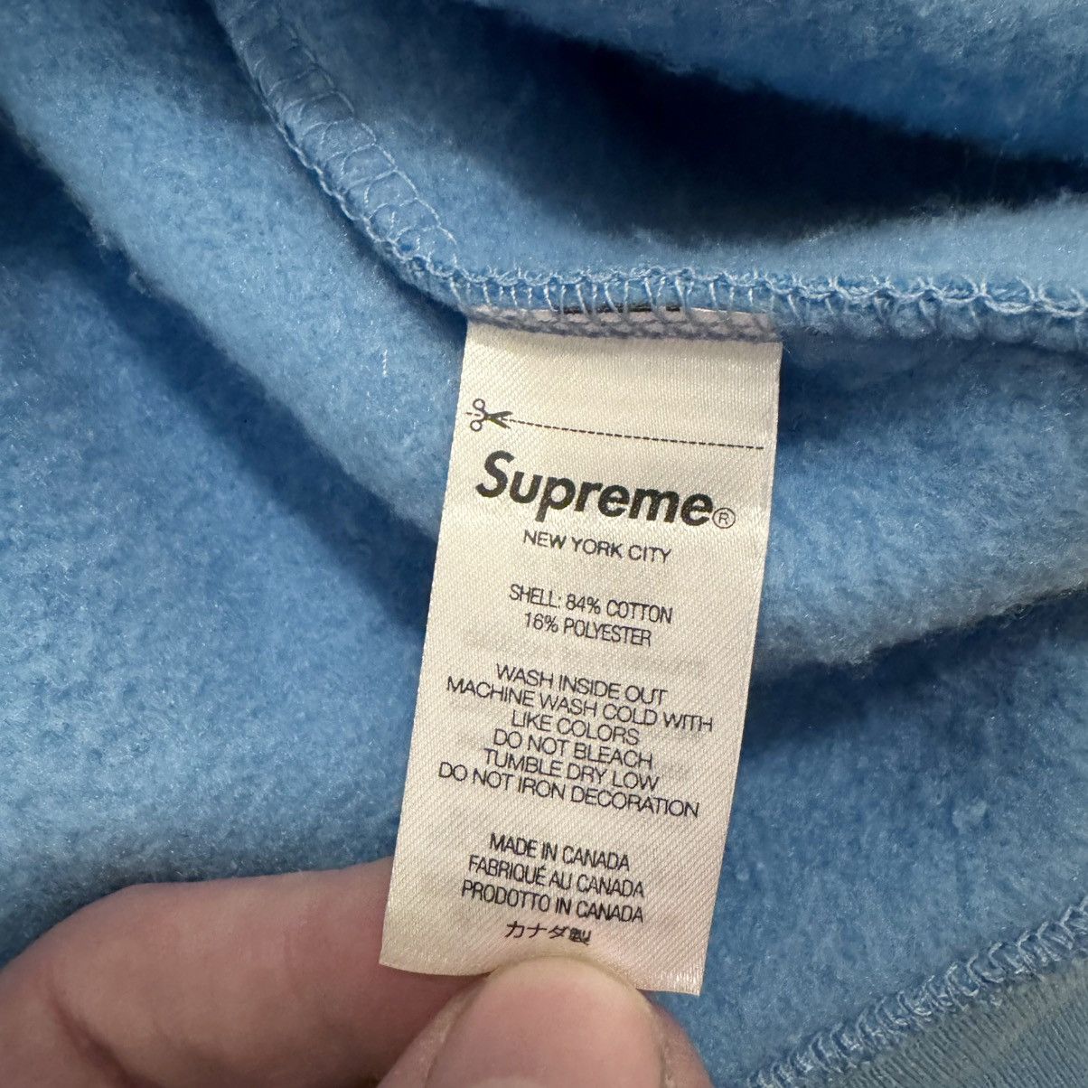 Supreme Supreme World Famous Micro Hooded Sweatshirt Size US XL / EU 56 / 4 - 14 Thumbnail