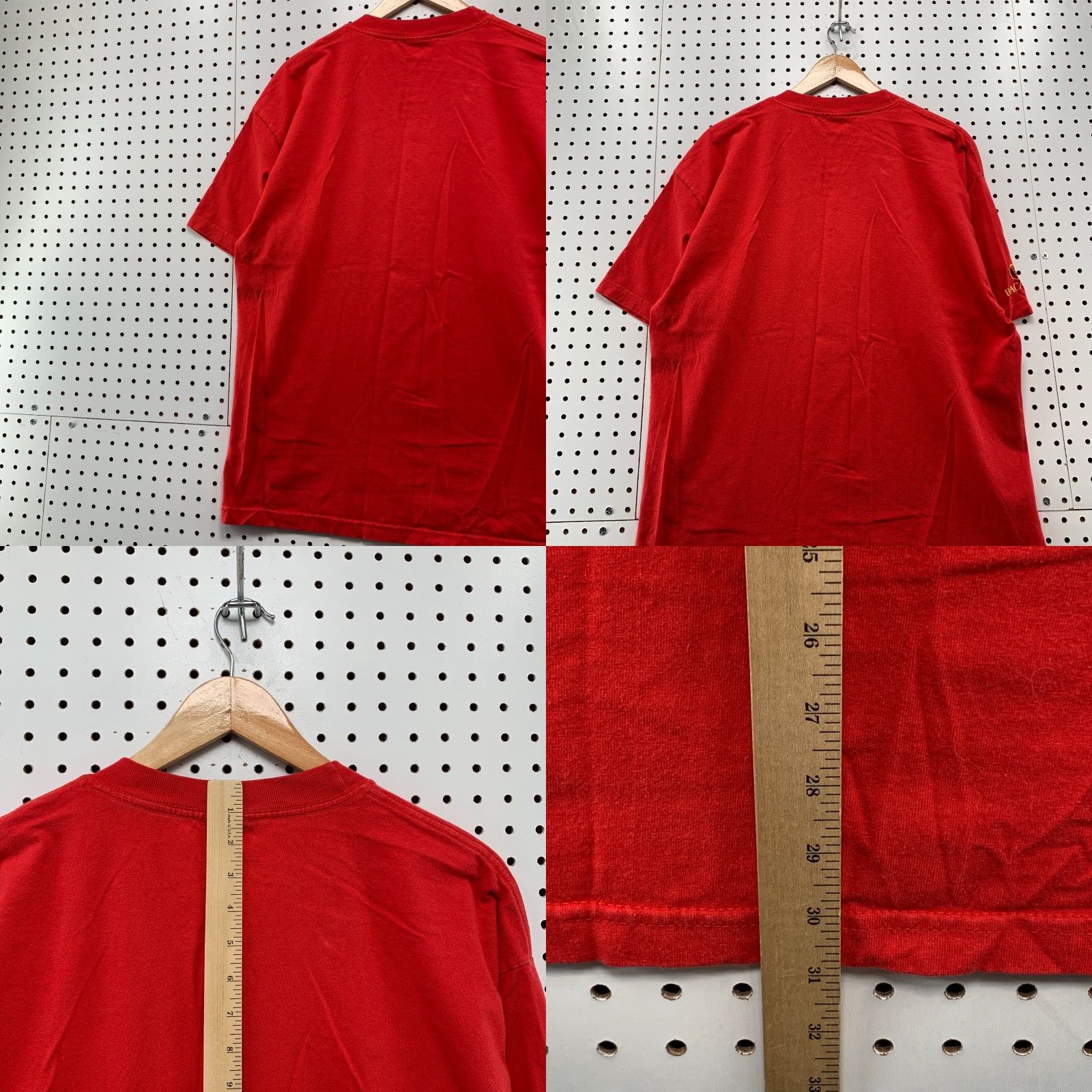 Alife VINTAGE Barcardi Shirt Adult Large Red Thirsty For Night Life Bat Logo 23X31 Size US L / EU 52-54 / 3 - 10 Thumbnail