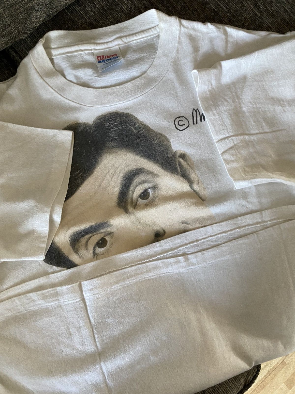 Hanes Mr. Bean 1996 vintage t-shirt Size US L / EU 52-54 / 3 - 4 Thumbnail
