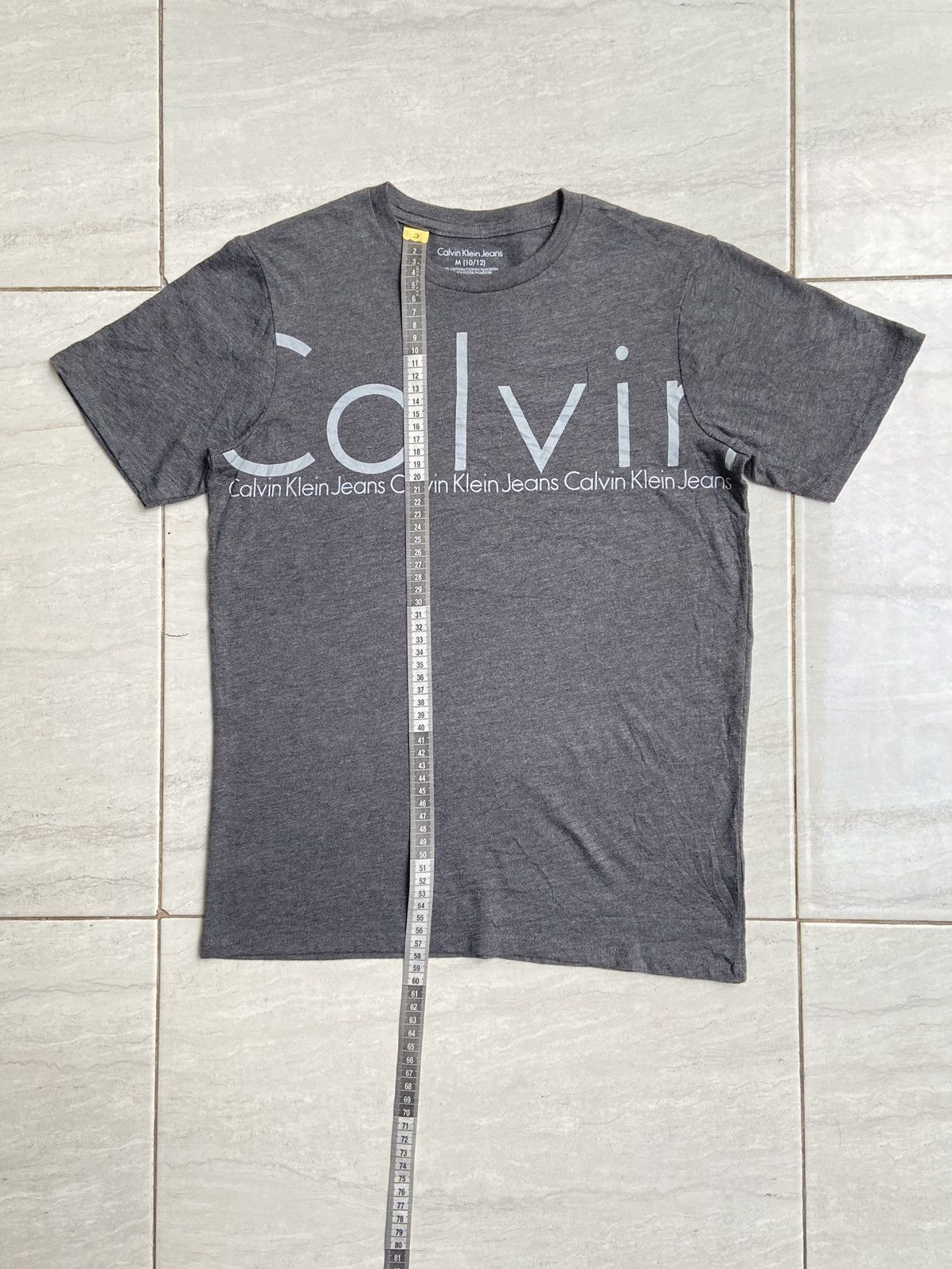 Calvin Klein CALVIN KLEIN Grey T-Shirt Size US XS / EU 42 / 0 - 2 Thumbnail