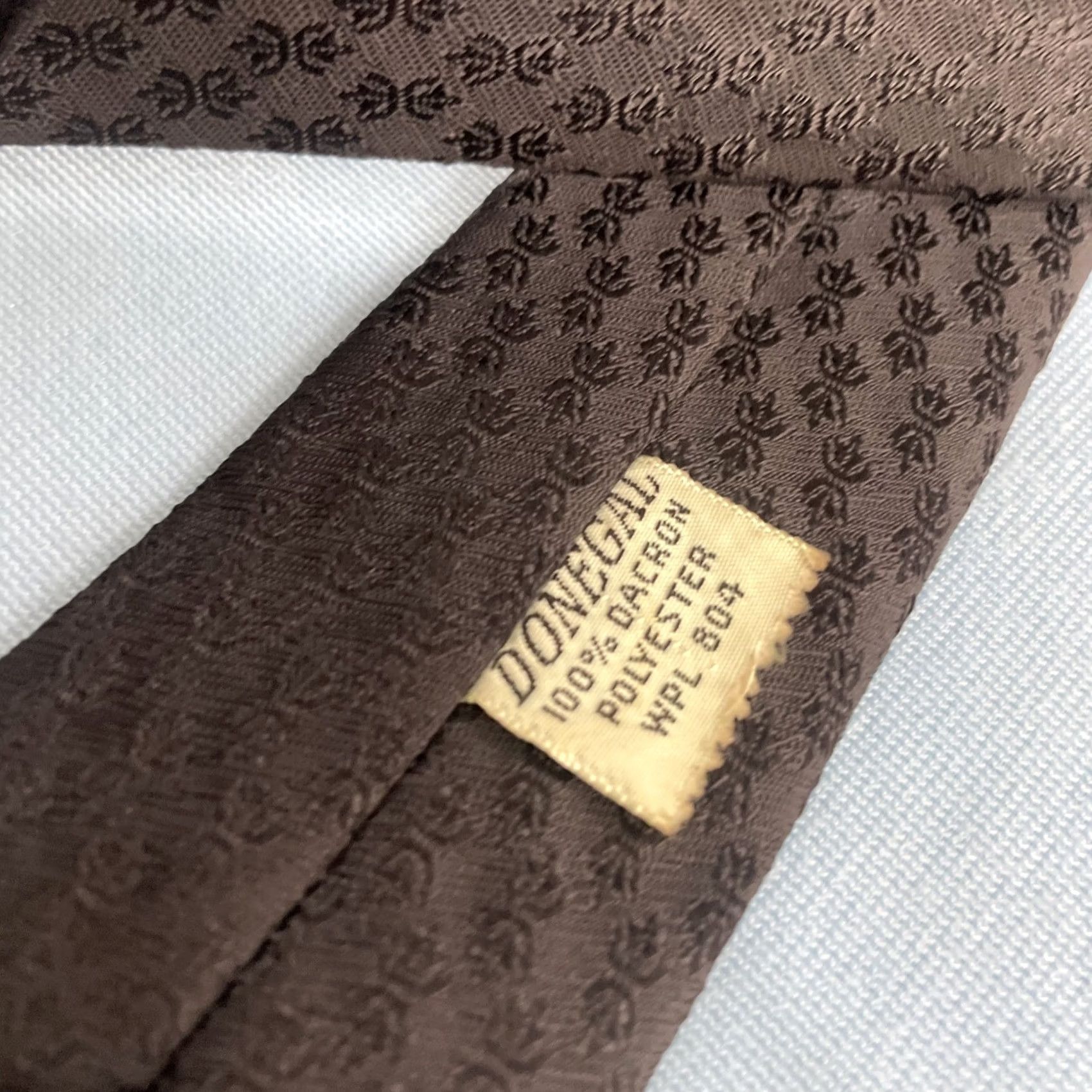 MCM VINTAGE Necktie 50s 60s Donegal Dacron 2" Tie Black Textured Geometry Slim MCM 2x56 Capsule Necktie Size ONE SIZE - 7 Thumbnail