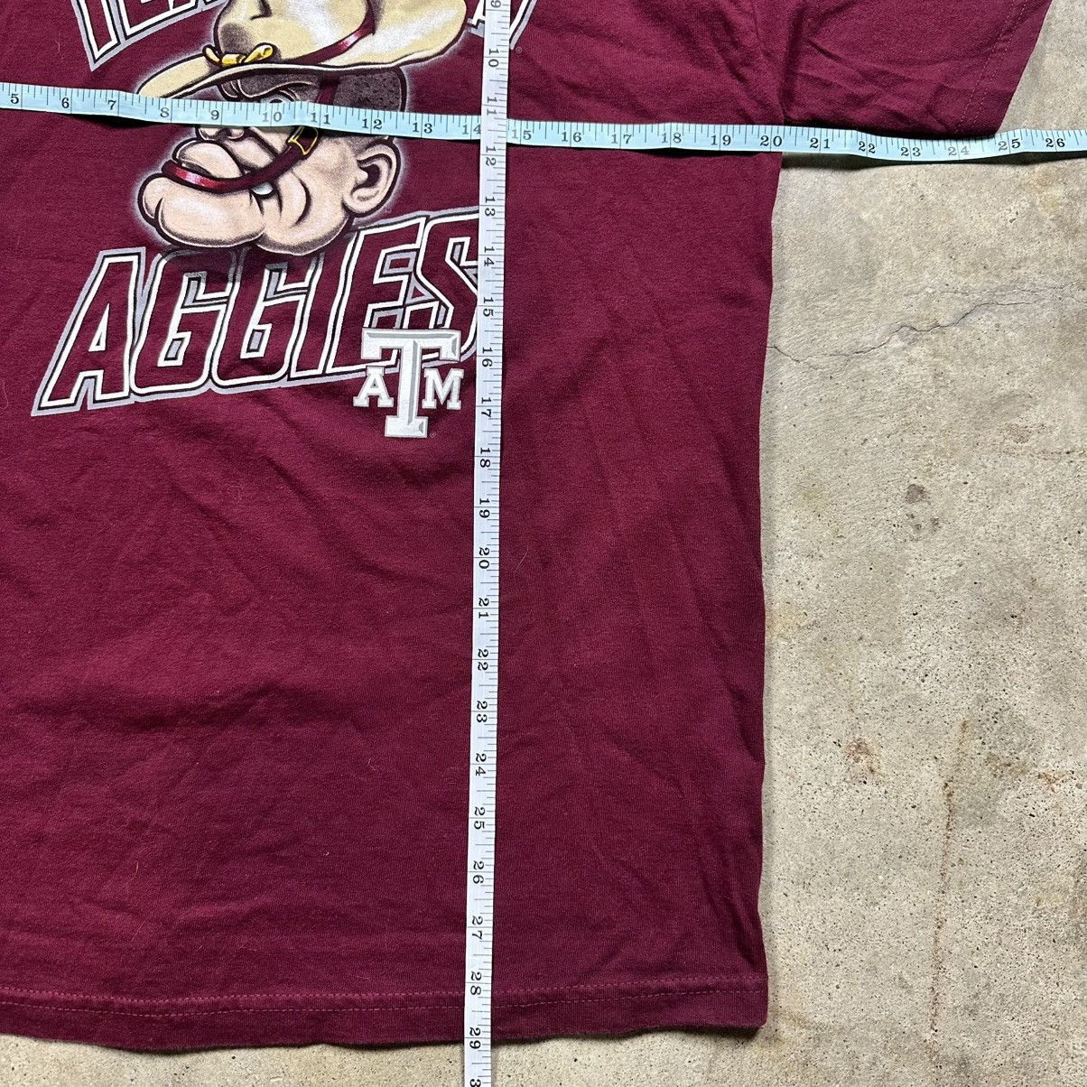 Jerzees Vintage Y2K Texas A&M Aggies College Logo Shirt Size L Size US L / EU 52-54 / 3 - 4 Thumbnail