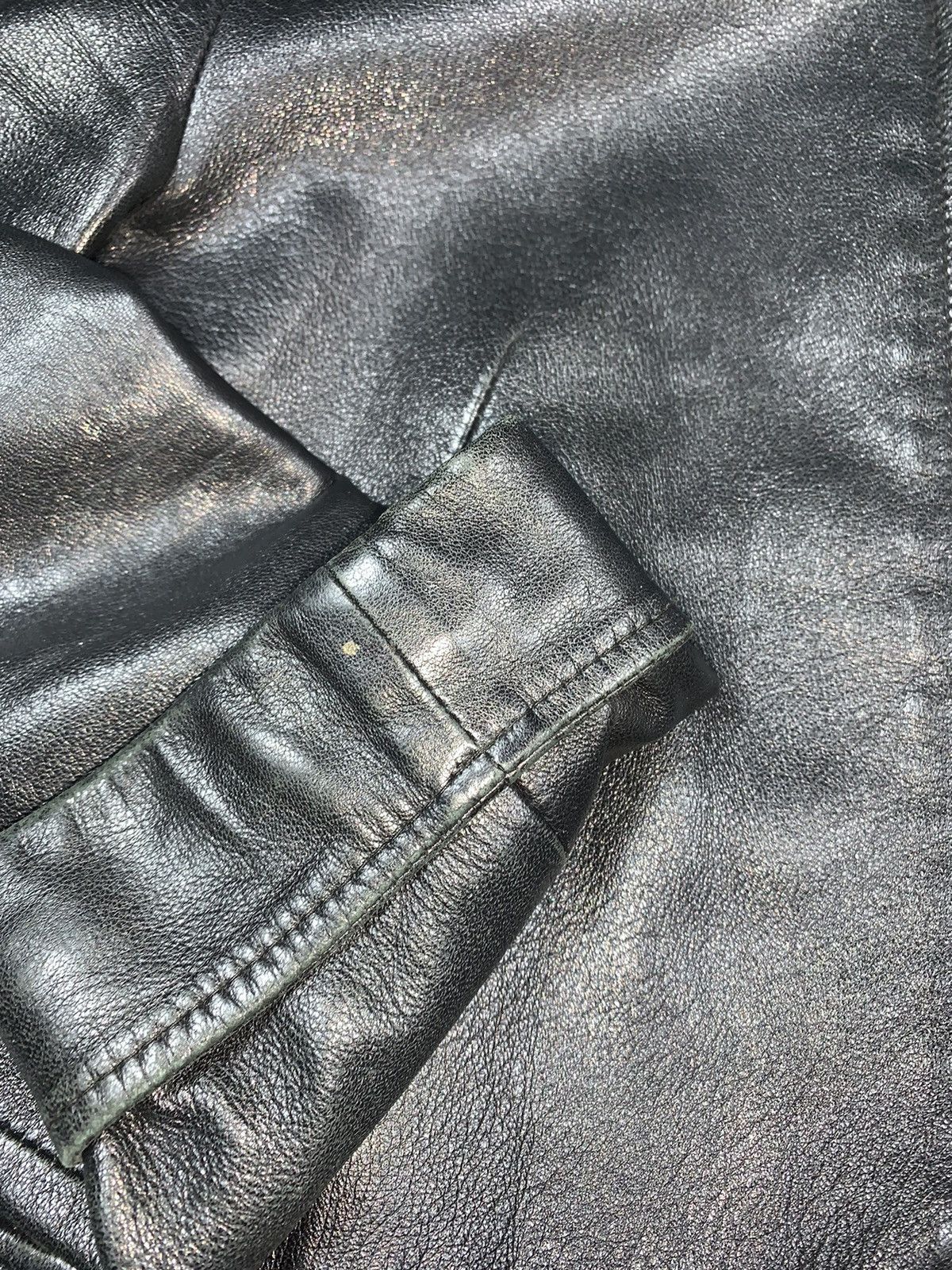 Trussardi × Vintage Vintage 90s Trussardi leather jacket blazer opium bondage Size L / US 10 / IT 46 - 11 Thumbnail