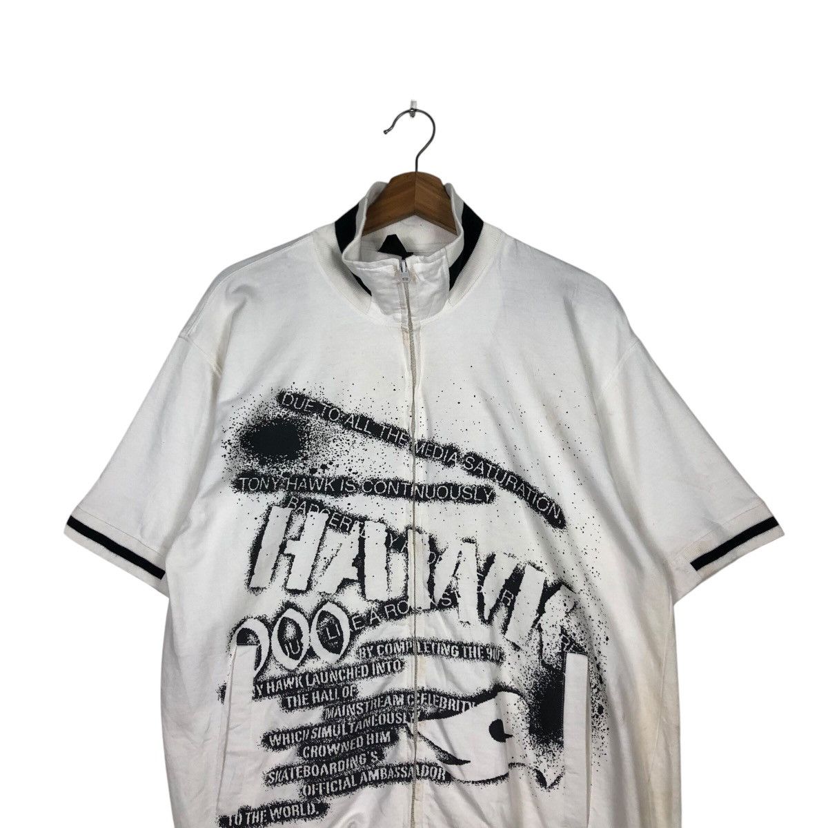 Hysteric Glamour 📌Vintage Half Zipper Sweatshirt Tony Hawk Big Logo Size US M / EU 48-50 / 2 - 4 Thumbnail