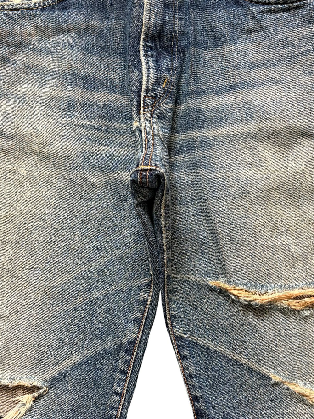 Edwin Japanese Edwin 505X Selvedge Rusty Wash Distressed Jeans Size US 31 - 3 Thumbnail