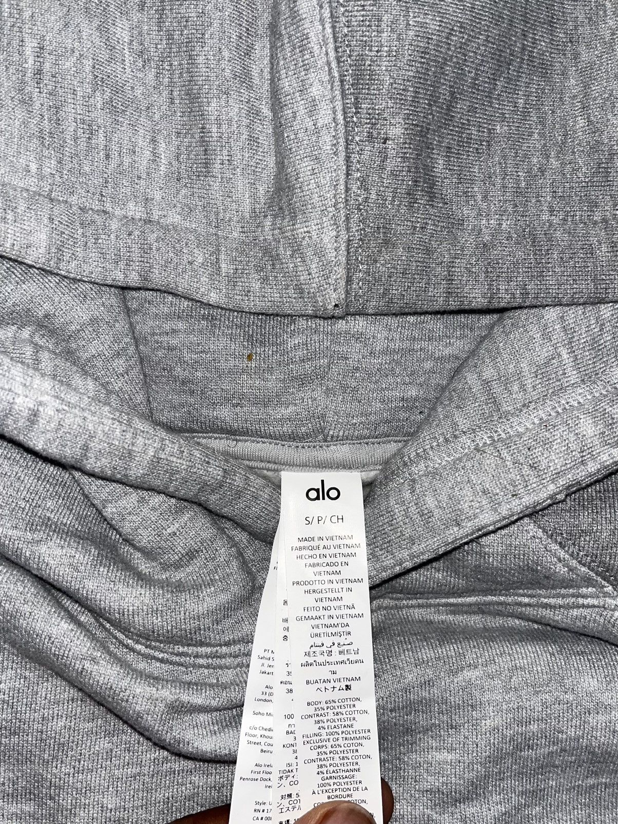 Alo Alo Yoga Unisex Make Waves Hoodie | Heather Grey Tonal Size US S / EU 44-46 / 1 - 3 Thumbnail