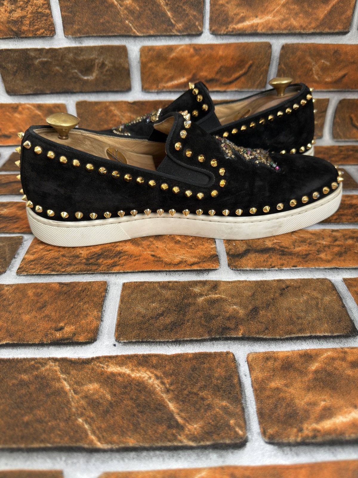 Christian Louboutin Spike boat flats Size US 10.5 / EU 43-44 - 9 Thumbnail