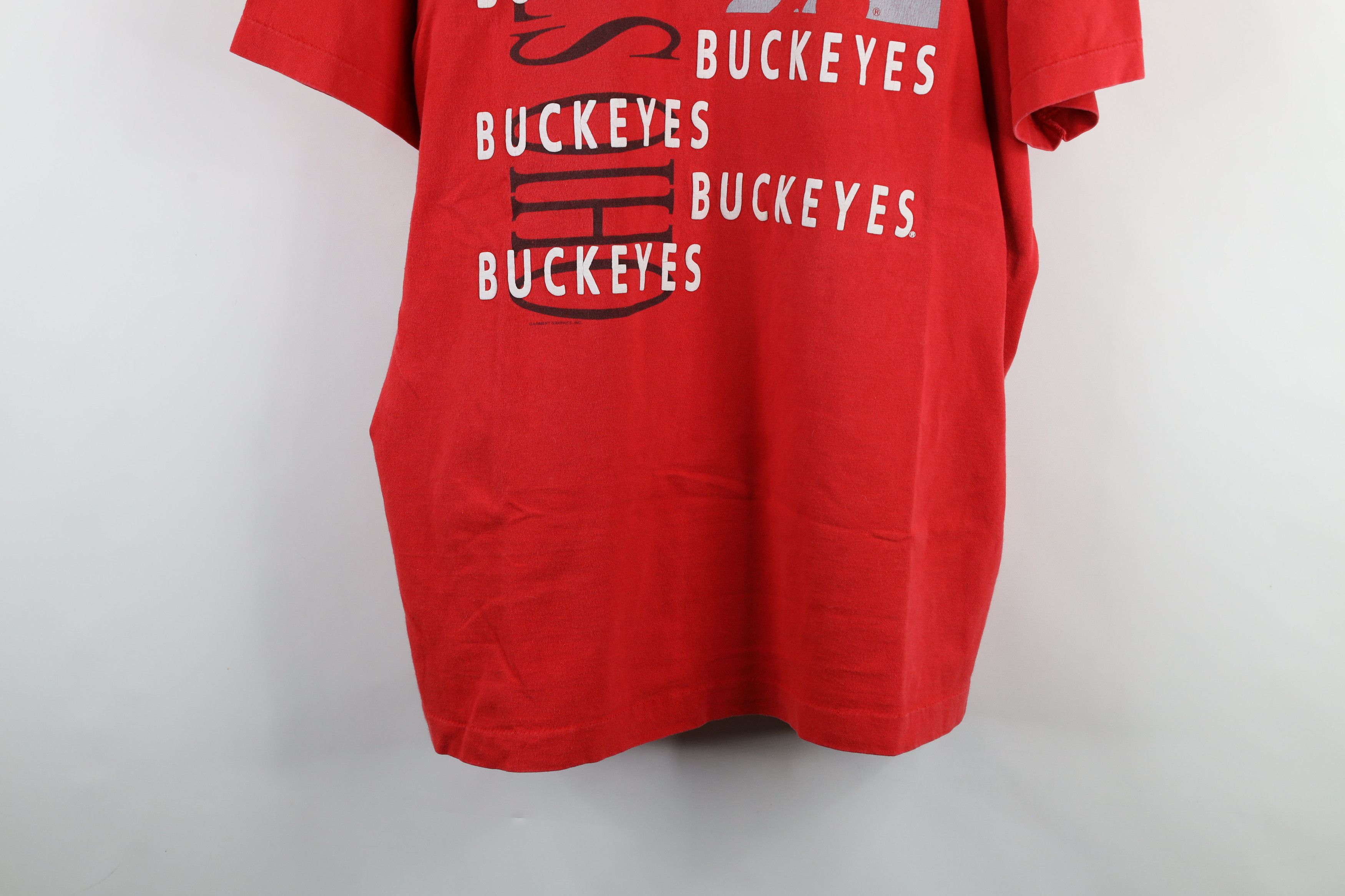 Vintage Vintage 90s Ohio State University Short Sleeve T-Shirt USA Size US XXL / EU 58 / 5 - 3 Thumbnail