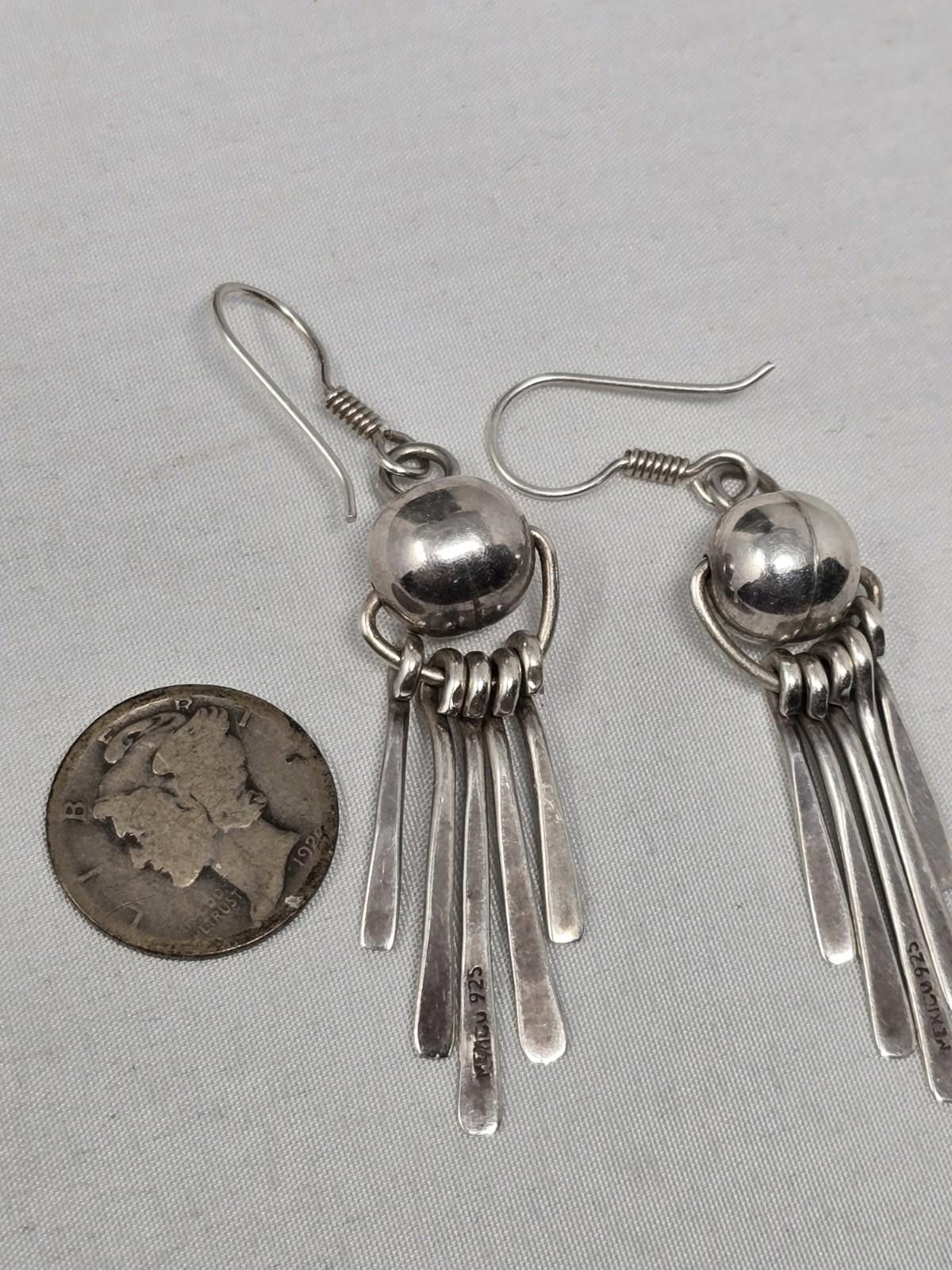 Studio D'Artisan Sterling Silver Artisan Statement Shimmer Chandelier Earring Size ONE SIZE - 2 Thumbnail