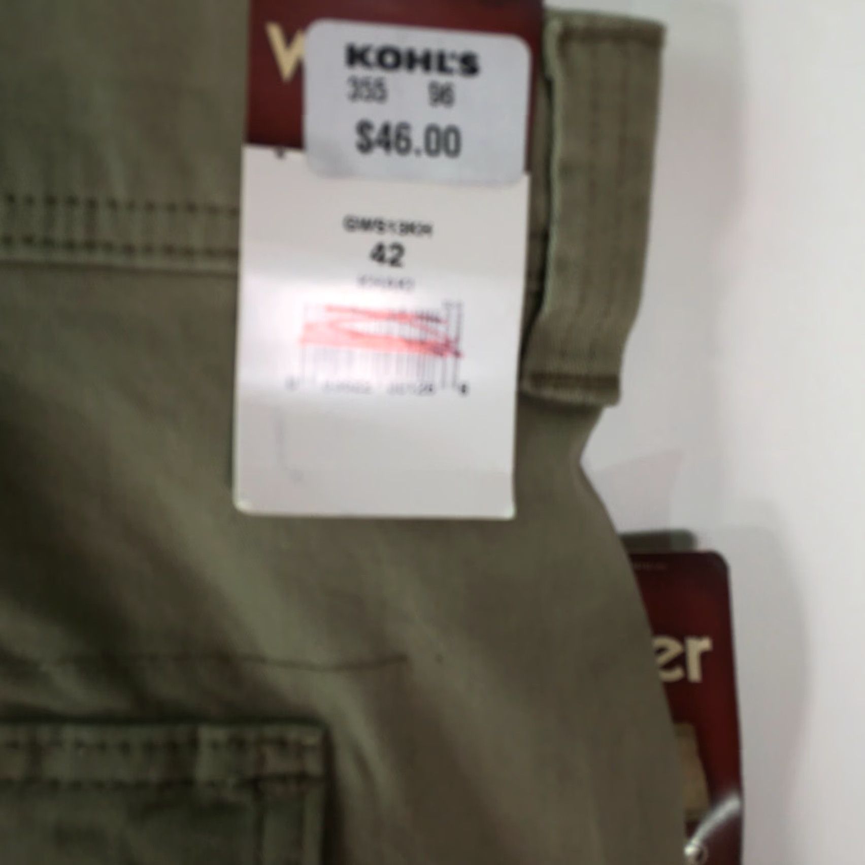 Wrangler Genuine Wrangler Mens Regular Advanced Comfort Stretch Tan Cargo Shorts Size 42 Size US 44 / EU 60 - 6 Thumbnail