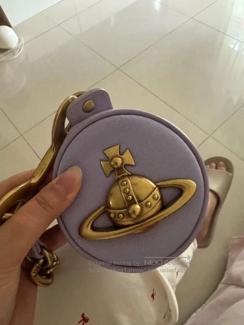 Vivienne Westwood Vivienne Westwood Purple Bucket Crossbody Bag . Size ONE SIZE - 3 Thumbnail