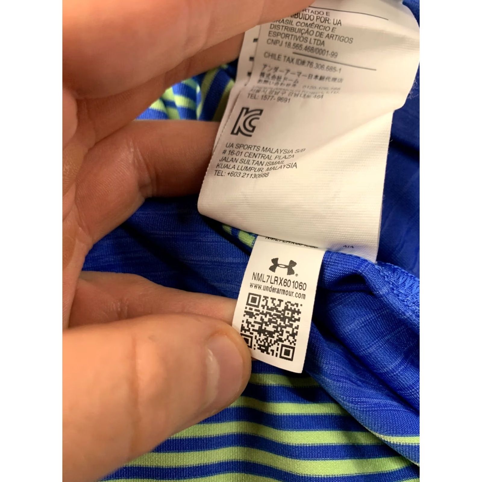 Under Armour Under Armour HeatGear Polo Shirt Men Medium 2018 Solid Short Sleeve Blue and Green Shirt Polo - XS? Size US M / EU 48-50 / 2 - 7 Thumbnail