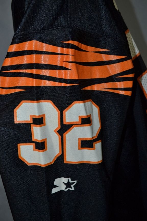 Starter Vintage 1995 Cincinnati Bengals Starter 32 Carter NFL Jersey Size US XL / EU 56 / 4 - 6 Thumbnail