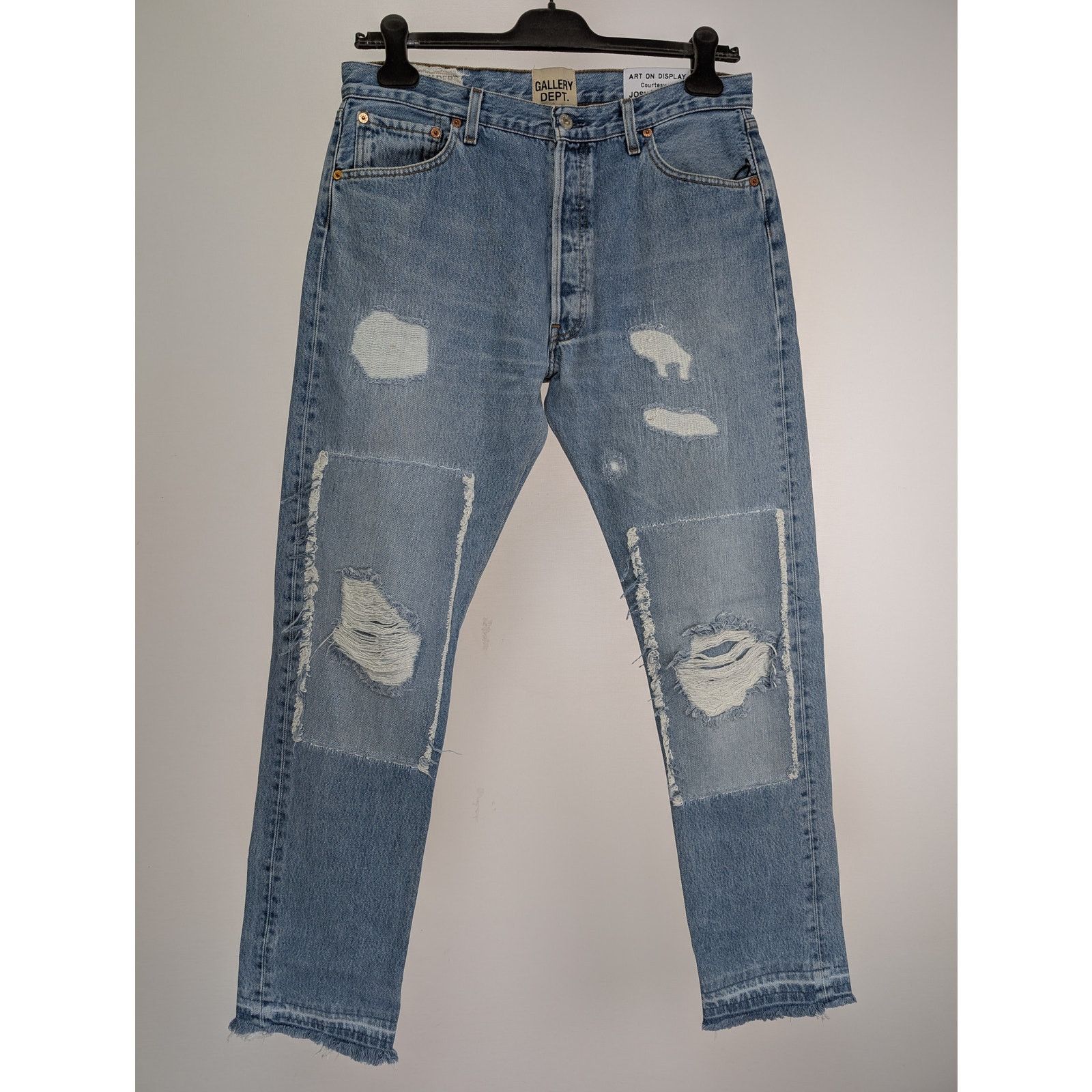Gallery Dept. o1rshd1 Ranger Dept Cut Denim Jean in Blue Size US 33 - 2 Thumbnail