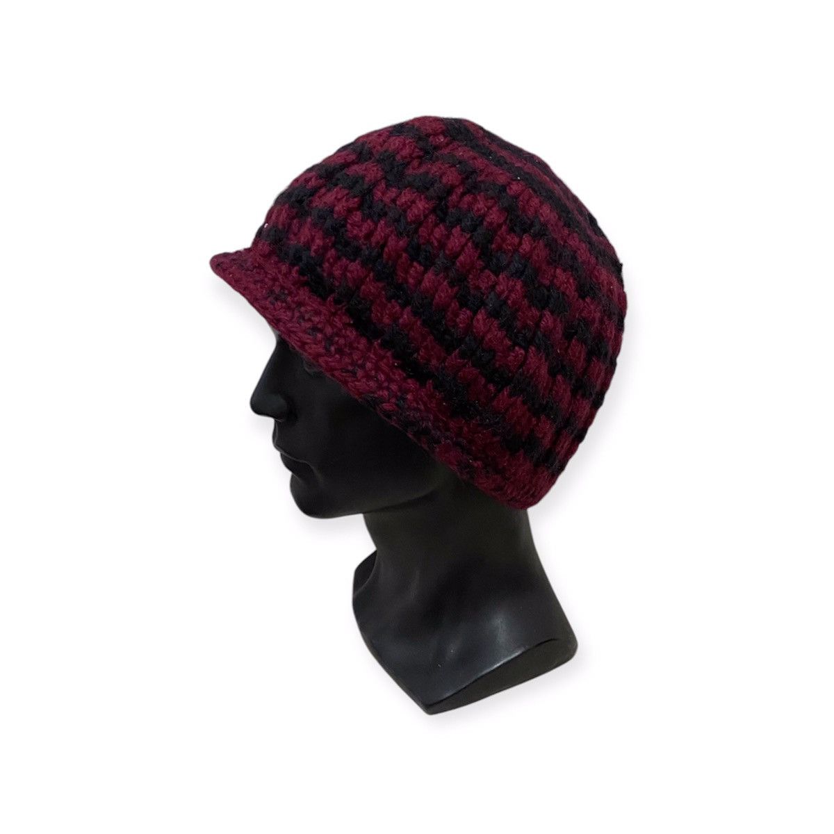 Japanese Brand Japanese Brand Crochet Beanie Hat Size ONE SIZE - 1 Thumbnail