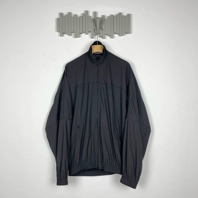 Balenciaga Balenciaga FW20 double-hook logo embroidered nylon jacket w Size US S / EU 44-46 / 1 - 1 Thumbnail