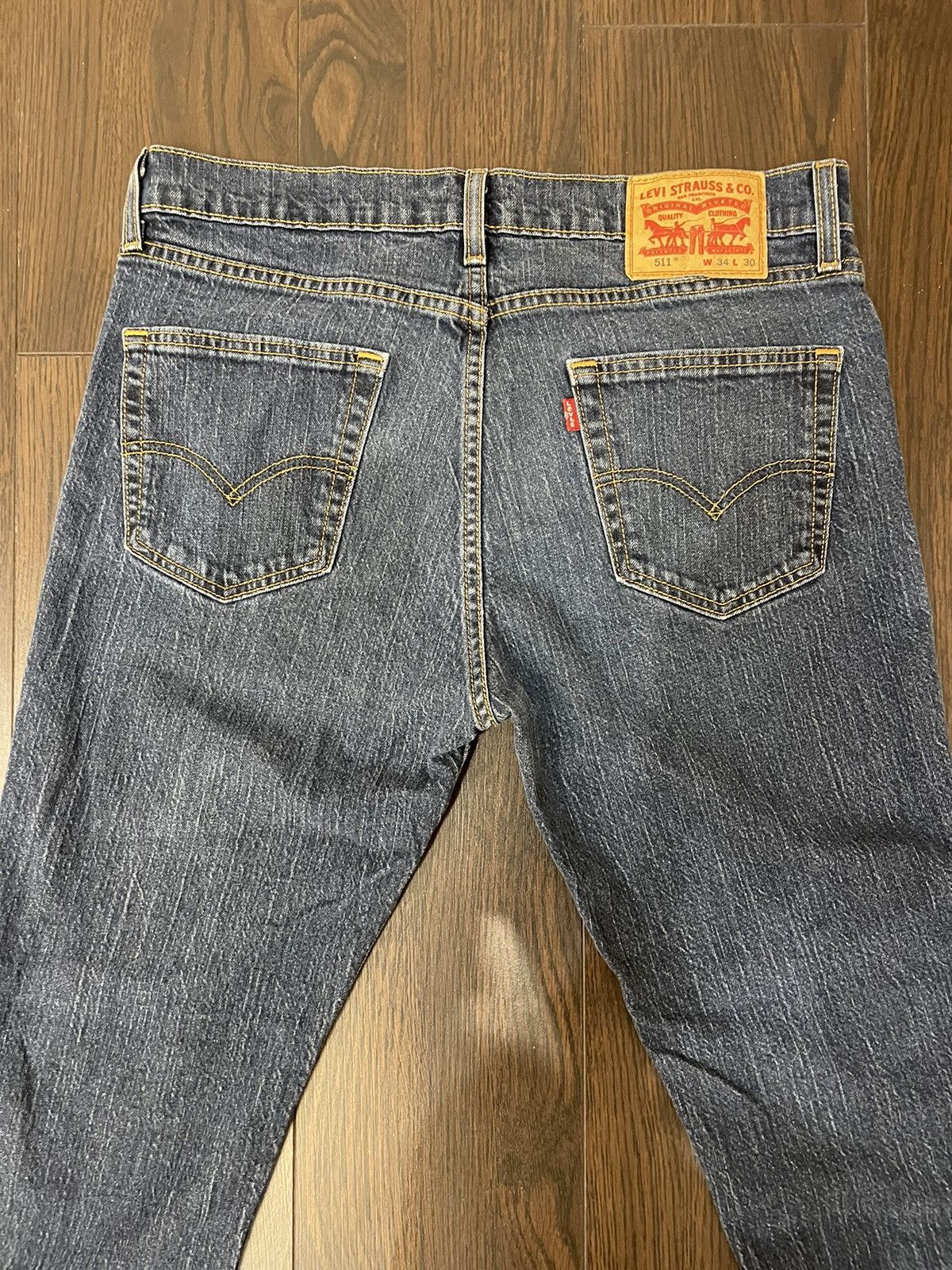 Levi's Vintage Blue Wash Levis 511 Jeans-J2154 Size US 34 / EU 50 - 12 Thumbnail