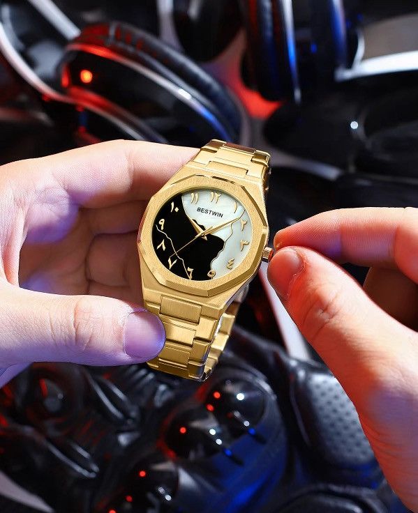Other Arabic Number Luxury Watch - Unique Design, Trendy, Size ONE SIZE - 1 Thumbnail