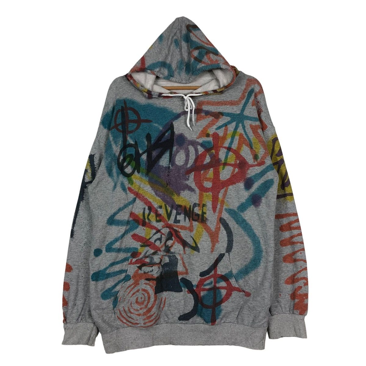 Japanese Brand 🔥VINTAGE HOODIE PULL OVER ANORAK ART DESIGN ISSEY MIYAKE Size US M / EU 48-50 / 2 - 1 Thumbnail