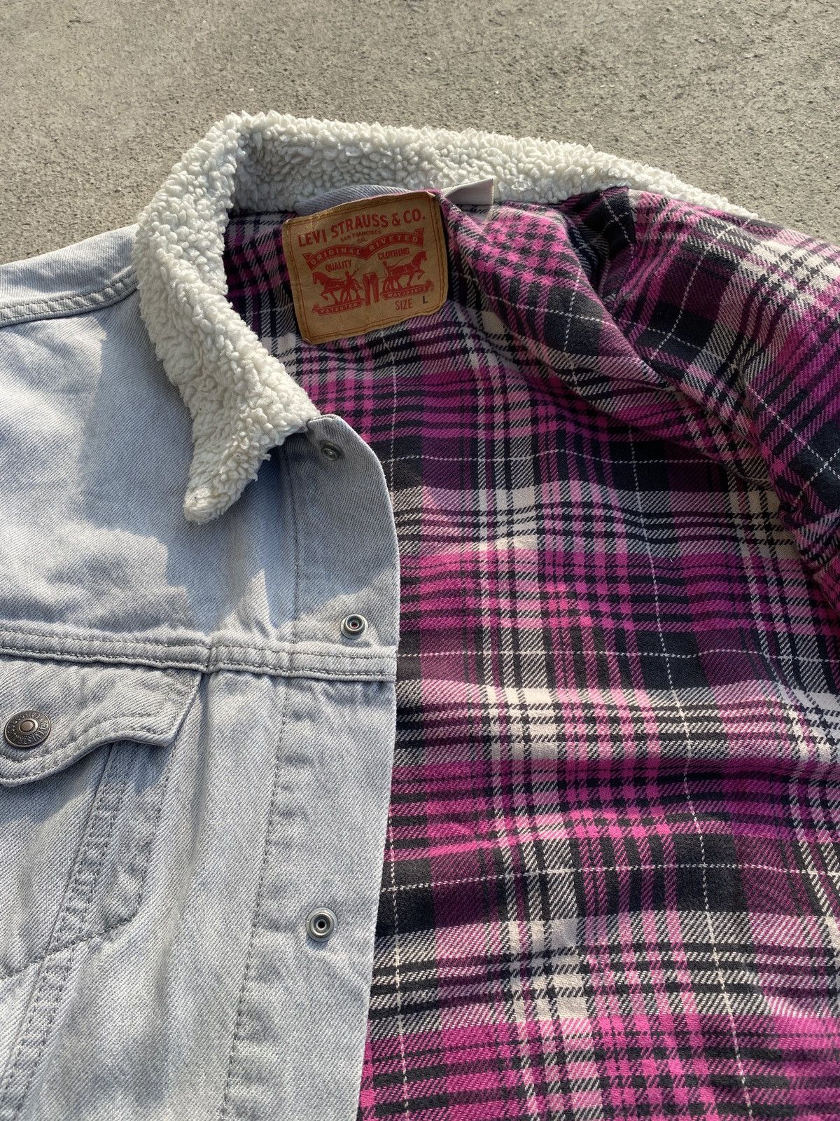 Levi's Vintage Levis Denim Jacket Size US L / EU 52-54 / 3 - 21 Thumbnail