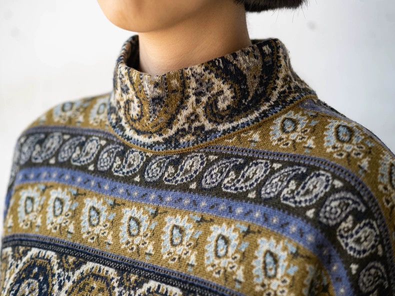 Kenzo KENZO Ethnic waistnut flower gray knit sweater Size M / US 6-8 / IT 42-44 - 7 Thumbnail