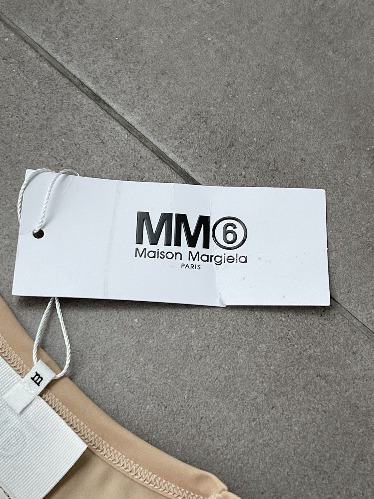 Maison Margiela !DS! SS23 Maison Margiela Printed Logo Beige Long Sleeve Size L / US 10 / IT 46 - 23 Thumbnail