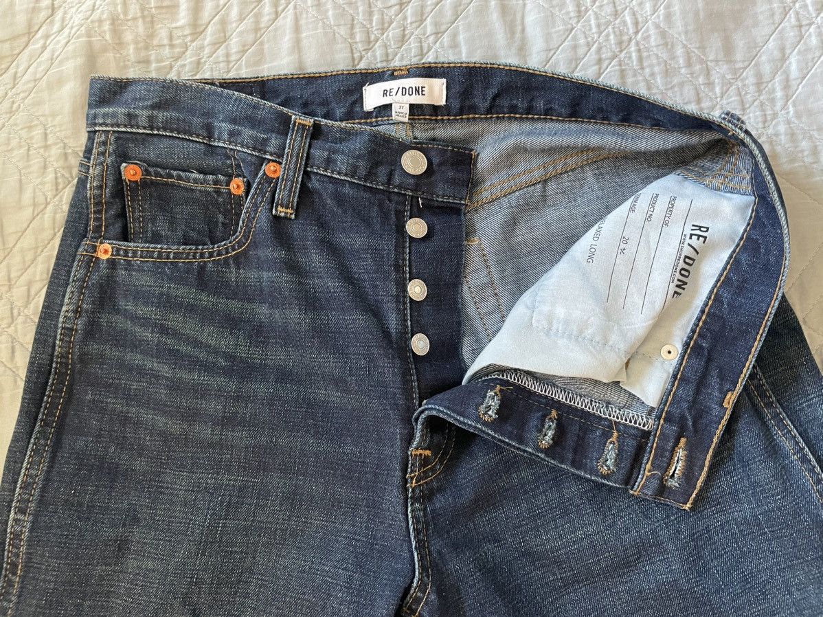 RE/DONE Relaxed Long Jean in Palermo Wash Size 27" / US 4 / IT 40 - 8 Thumbnail