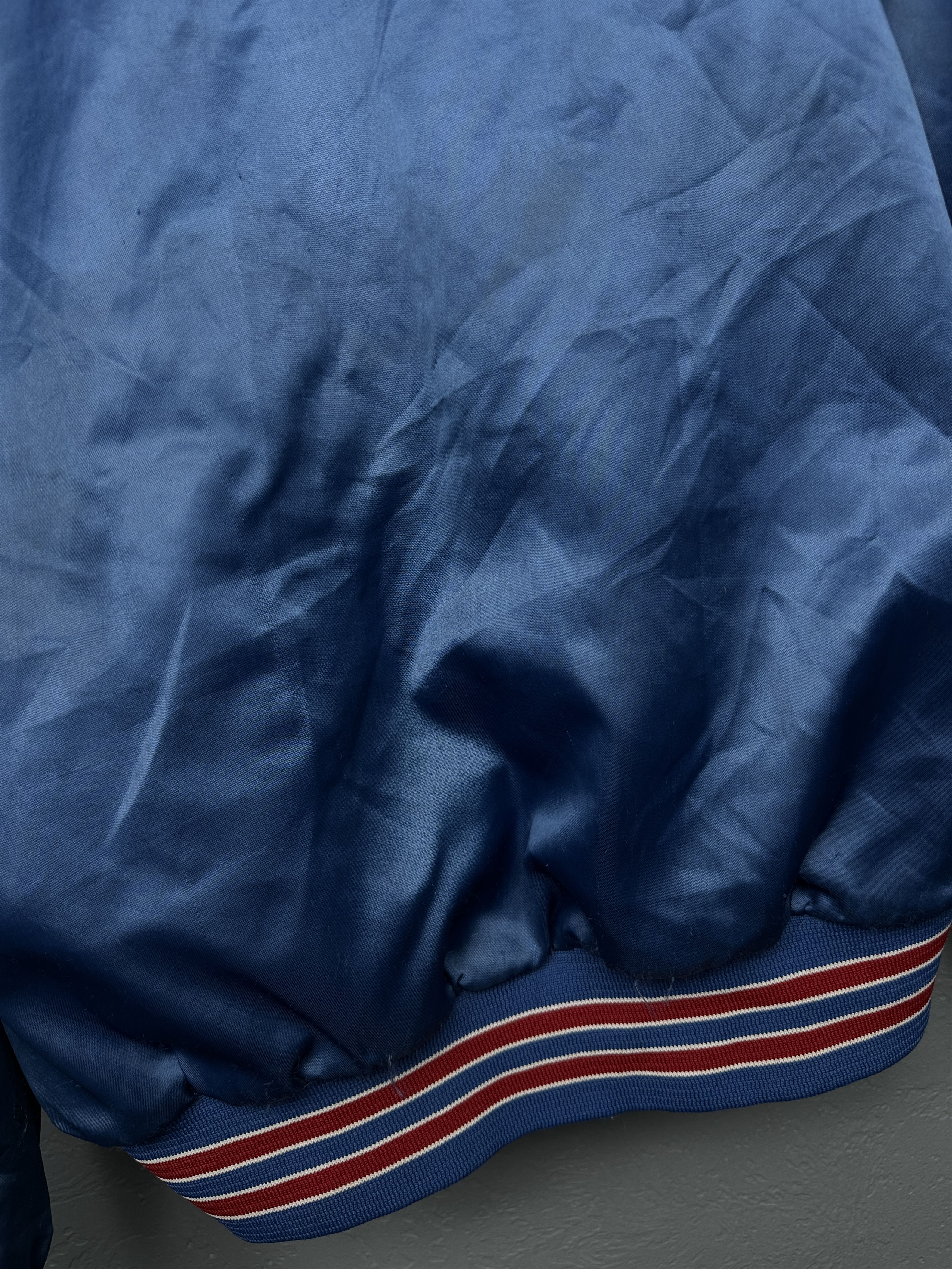 MLB New York Giants 90s Vintage Mens Satin Bomber Jacket MLB Size US XL / EU 56 / 4 - 6 Thumbnail