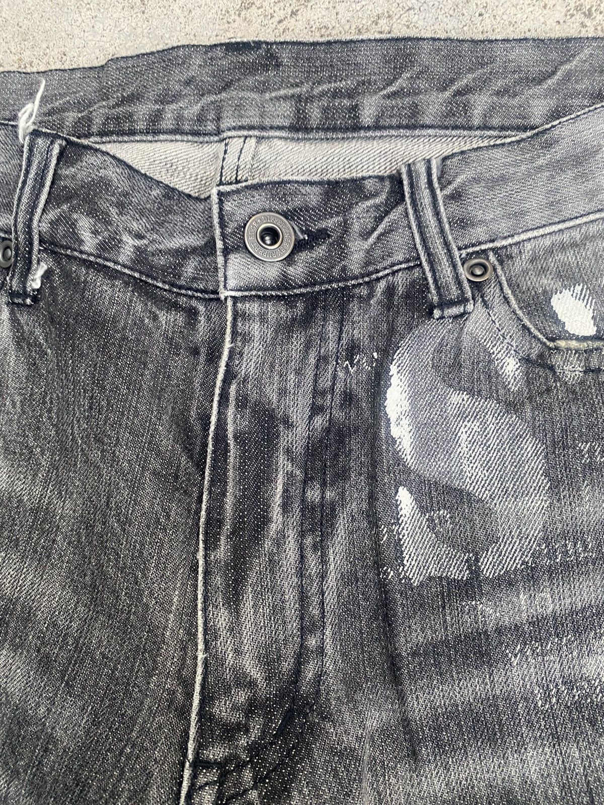 If Six Was Nine × Japanese Brand × Le Grande Bleu (L.G.B.) Flare Jeans Rupert Edge Distressed Hagi Painted Bootcut Size US 30 / EU 46 - 11 Thumbnail