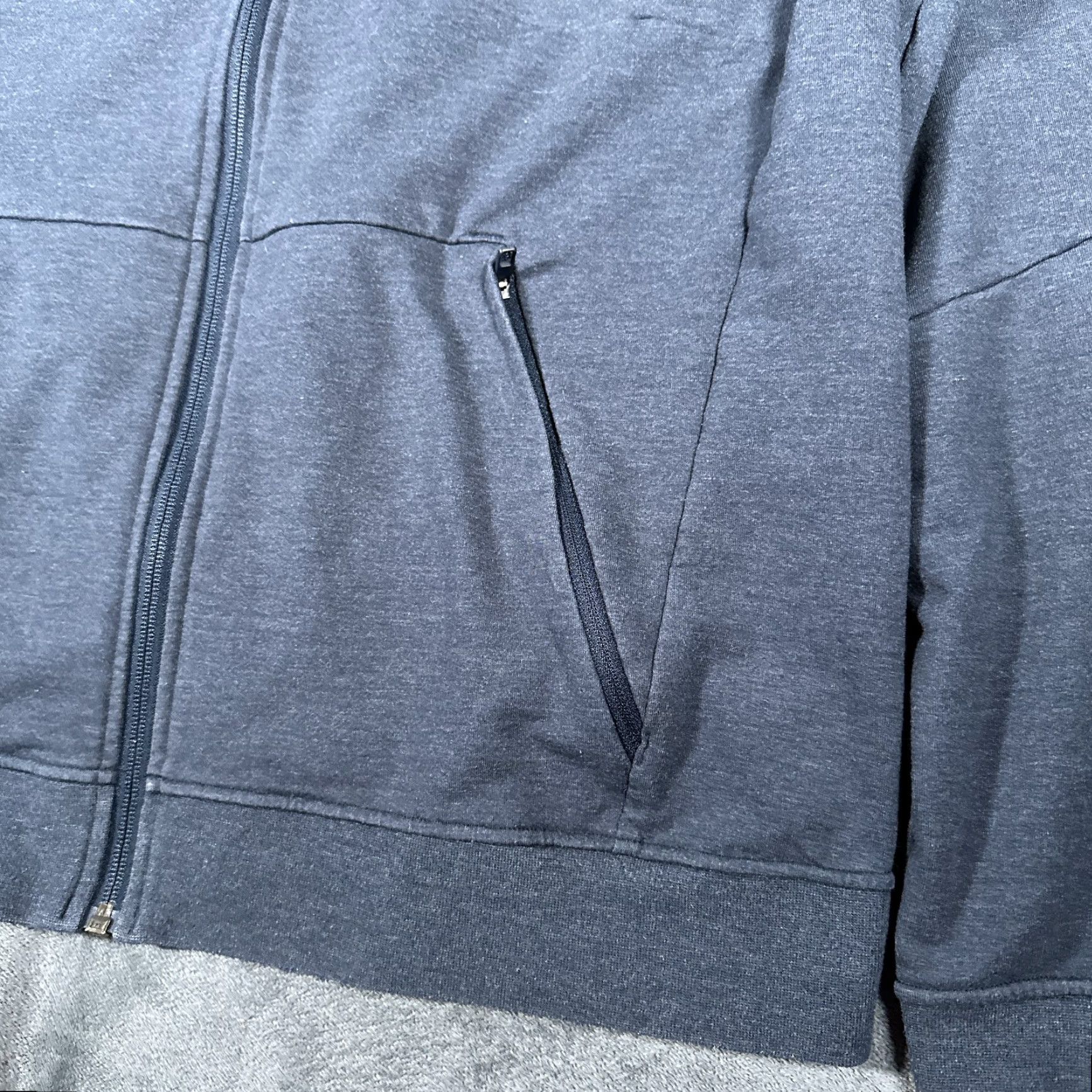 Lululemon Lululemon City Sweat Hoodie Mens Large Blue Gray Full Zip Sweatshirt Size US L / EU 52-54 / 3 - 7 Thumbnail
