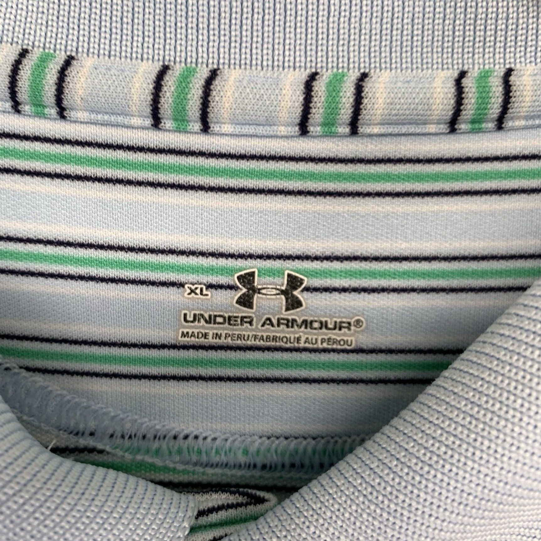 Under Armour Under Armour Polo Shirt XL Blue Green Waikoloa Logo Golf Short Sleeve Mens Size US XL / EU 56 / 4 - 6 Thumbnail