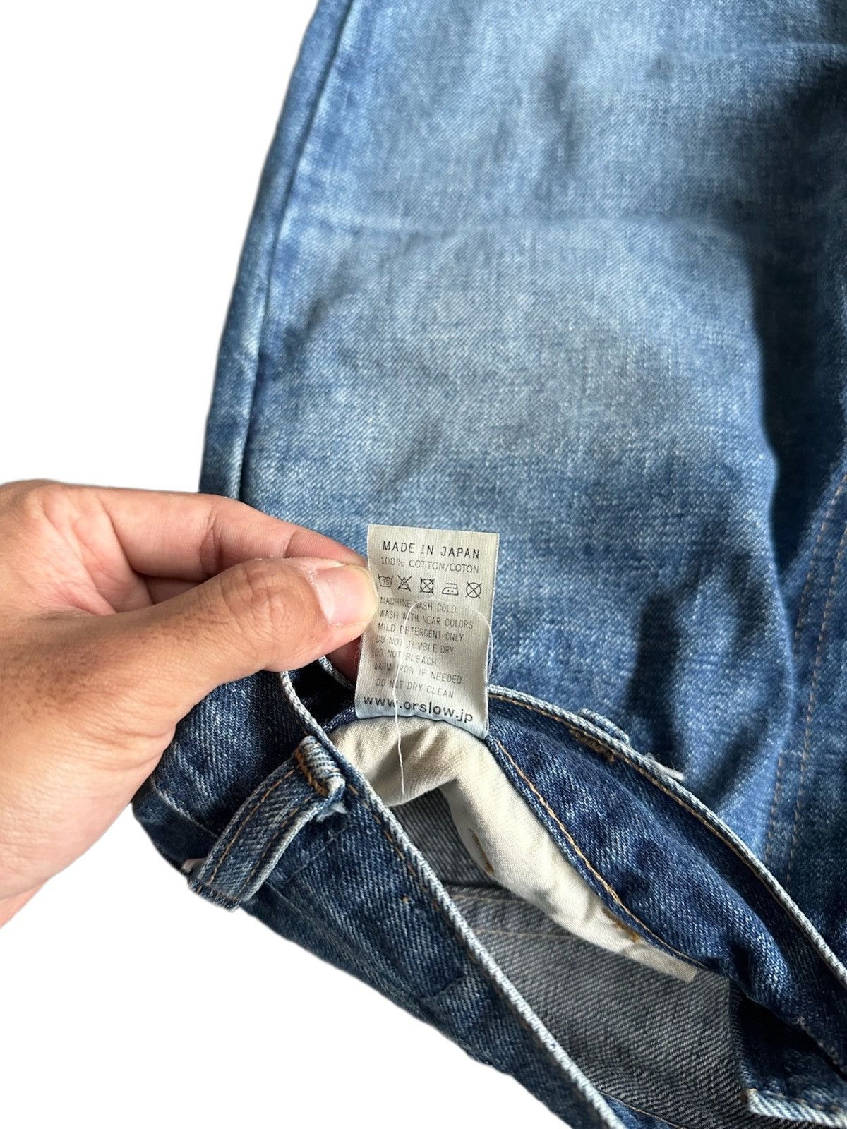 Orslow OrSlow Japan Flare Denim Jeans Rare Design Size US 29 - 6 Thumbnail