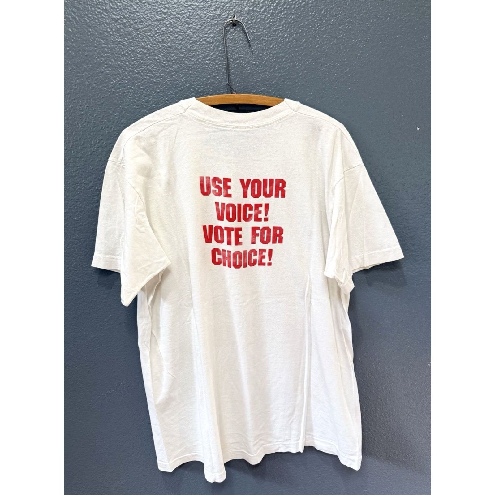 Fruit Of The Loom VINTAGE Chief Justice William Rehnquist Pro Choice White Tee Shirt XL Shirt Mens 1990s Cotton Fruit of the Loom White Mens XL Size US XL / EU 56 / 4 - 6 Thumbnail