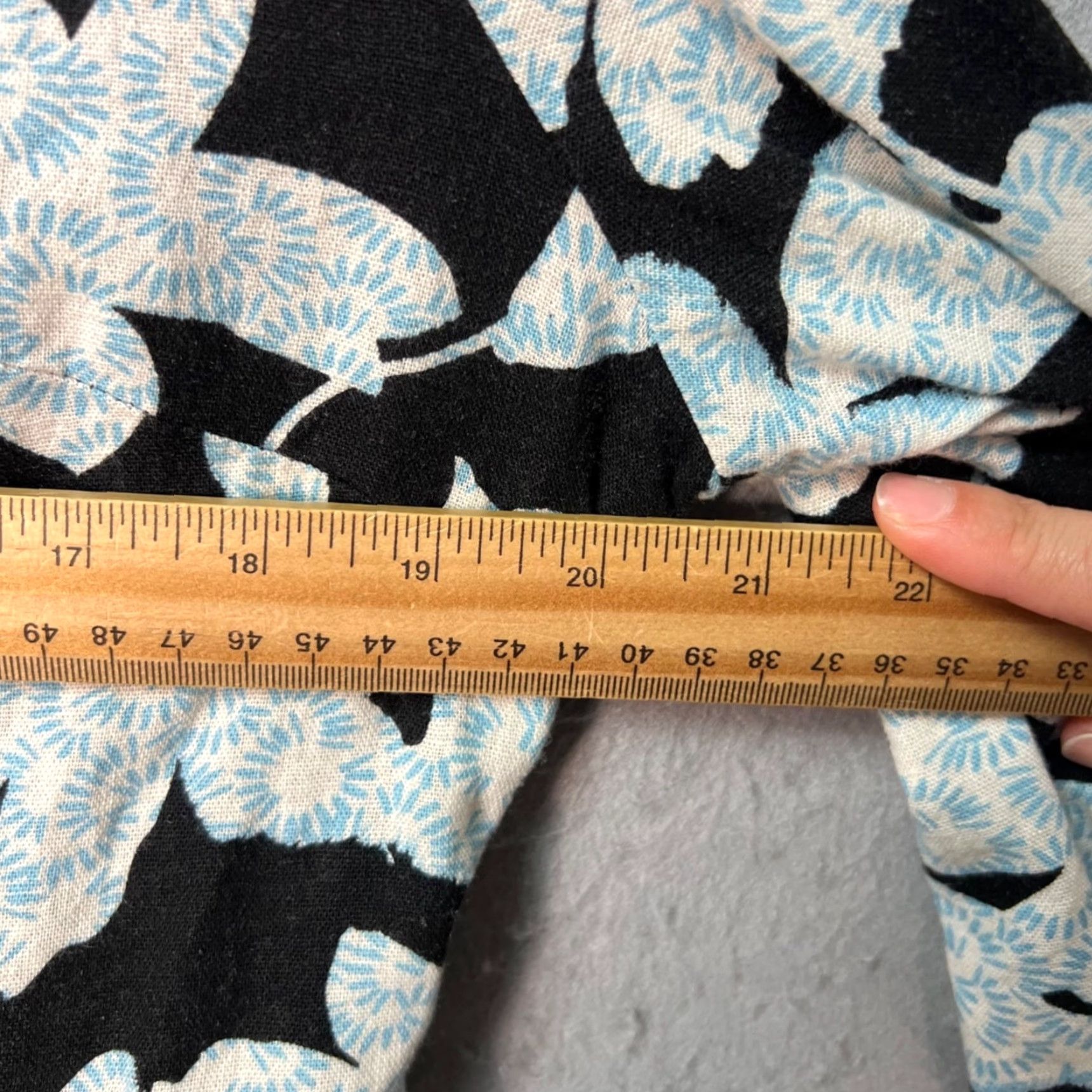 Vintage WHO WHAT WEAR Dress Maxi Floral Long Sleeve Knee Length 2XL Black White Tie Waist Womens Size XXL / US 16-18 / IT 52-54 - 6 Thumbnail