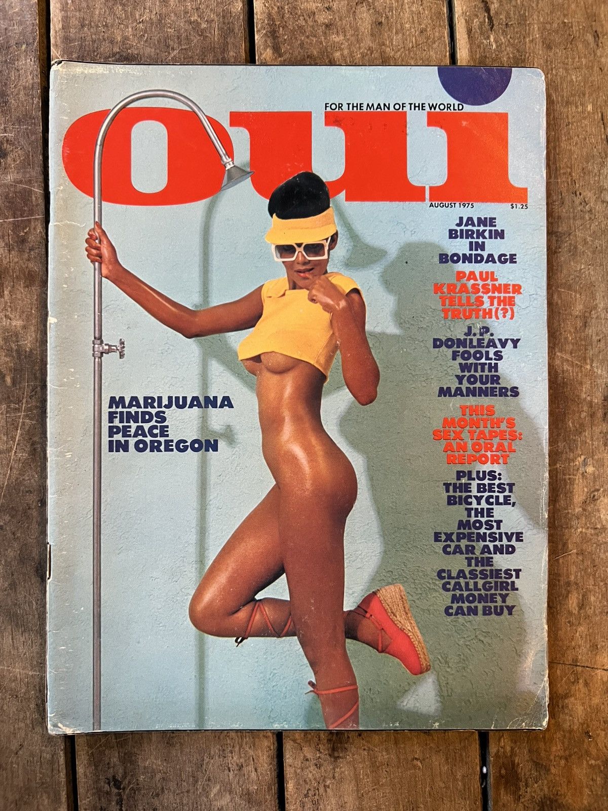 OUI Magazine “ For The Man of The World ” August 1975 Issue