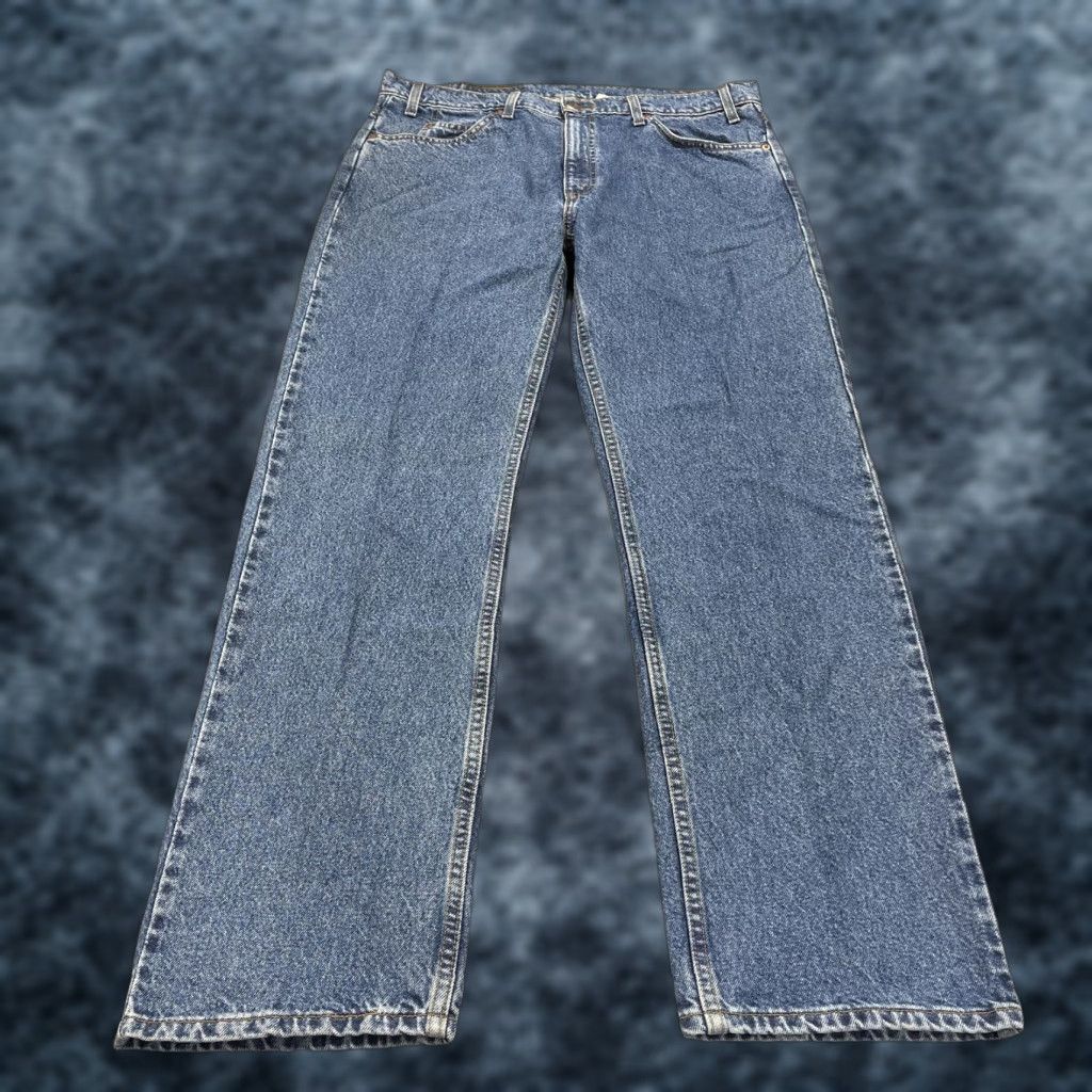 Levi's VINTAGE Levi's 505 Jeans Mens 38x32 Blue Orange Tab Regular Straight DEADSTOCK Size US 38 / EU 54 - 1 Thumbnail
