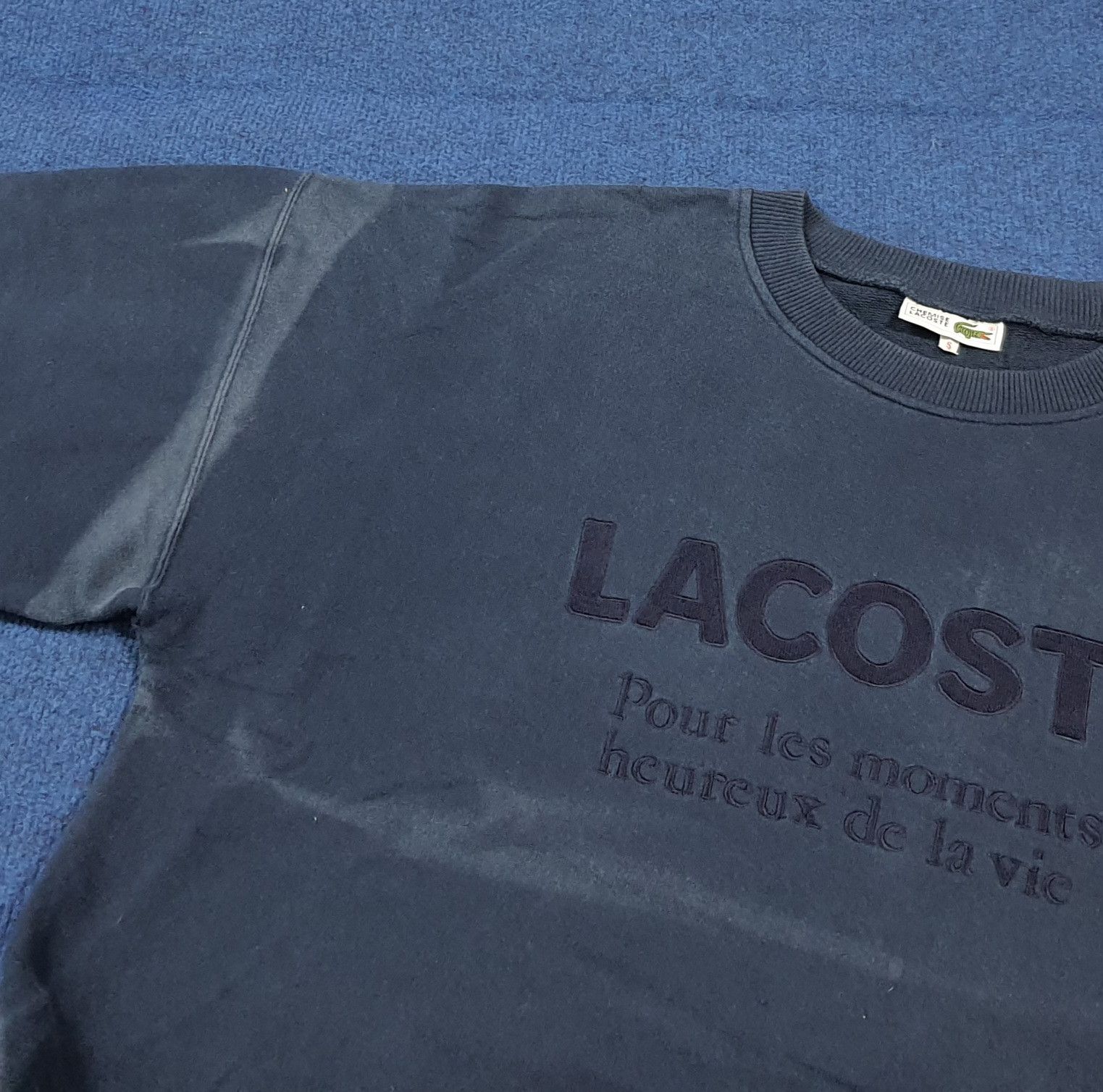Lacoste Vintage Chemise Lacoste Spell Out Sweatshirt C290N26 Size US M / EU 48-50 / 2 - 10 Thumbnail