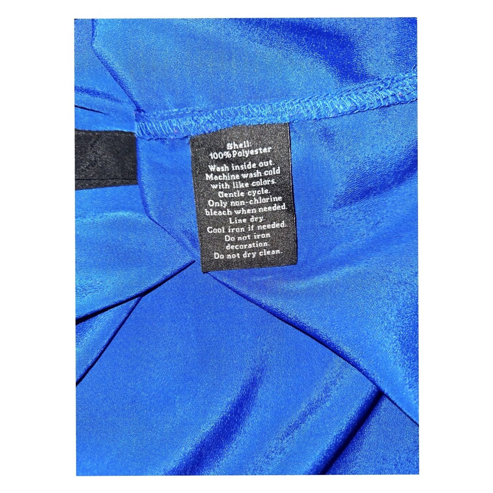 Vintage Rock & Republic Women's Medium Blue Button Up Shirt Long Sleeve Modern Blingy Size M / US 6-8 / IT 42-44 - 7 Thumbnail