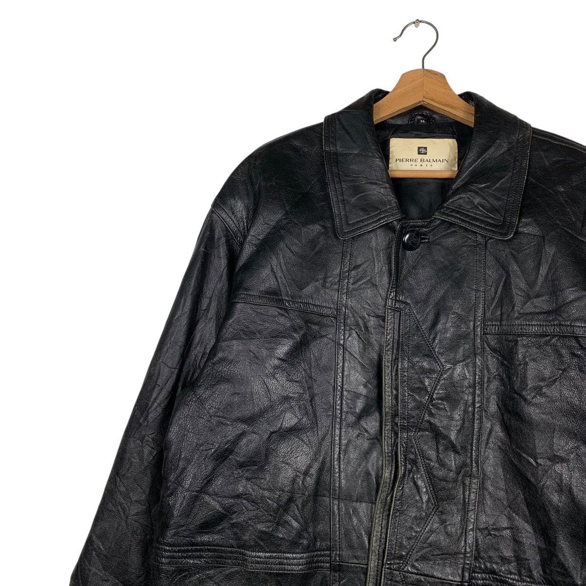 Pierre Balmain Pierre Balmain Leather Jacket Size US M / EU 48-50 / 2 - 6 Thumbnail