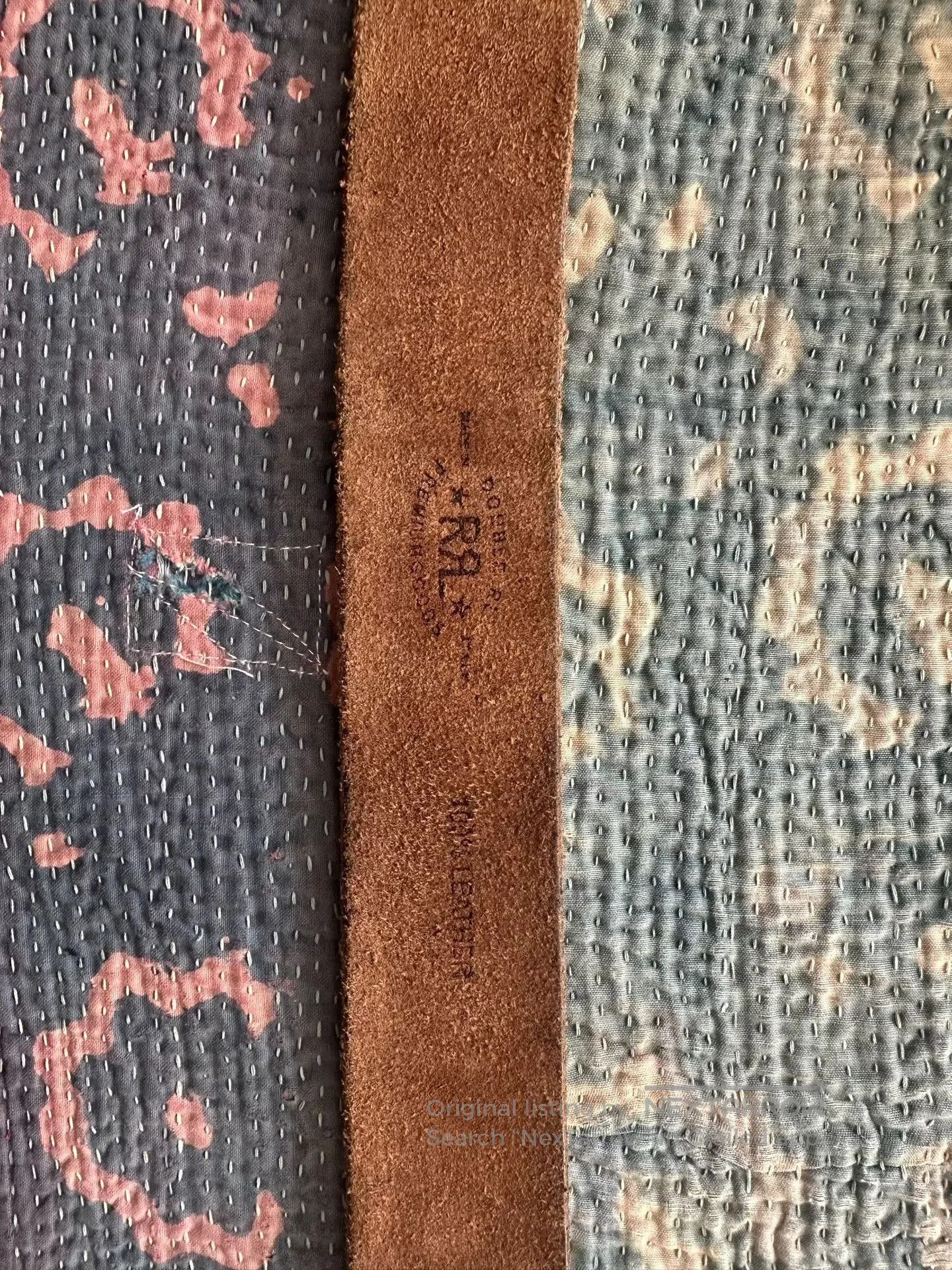 RRL Ralph Lauren RRL Double Ring Leather Belt. Size ONE SIZE - 4 Thumbnail
