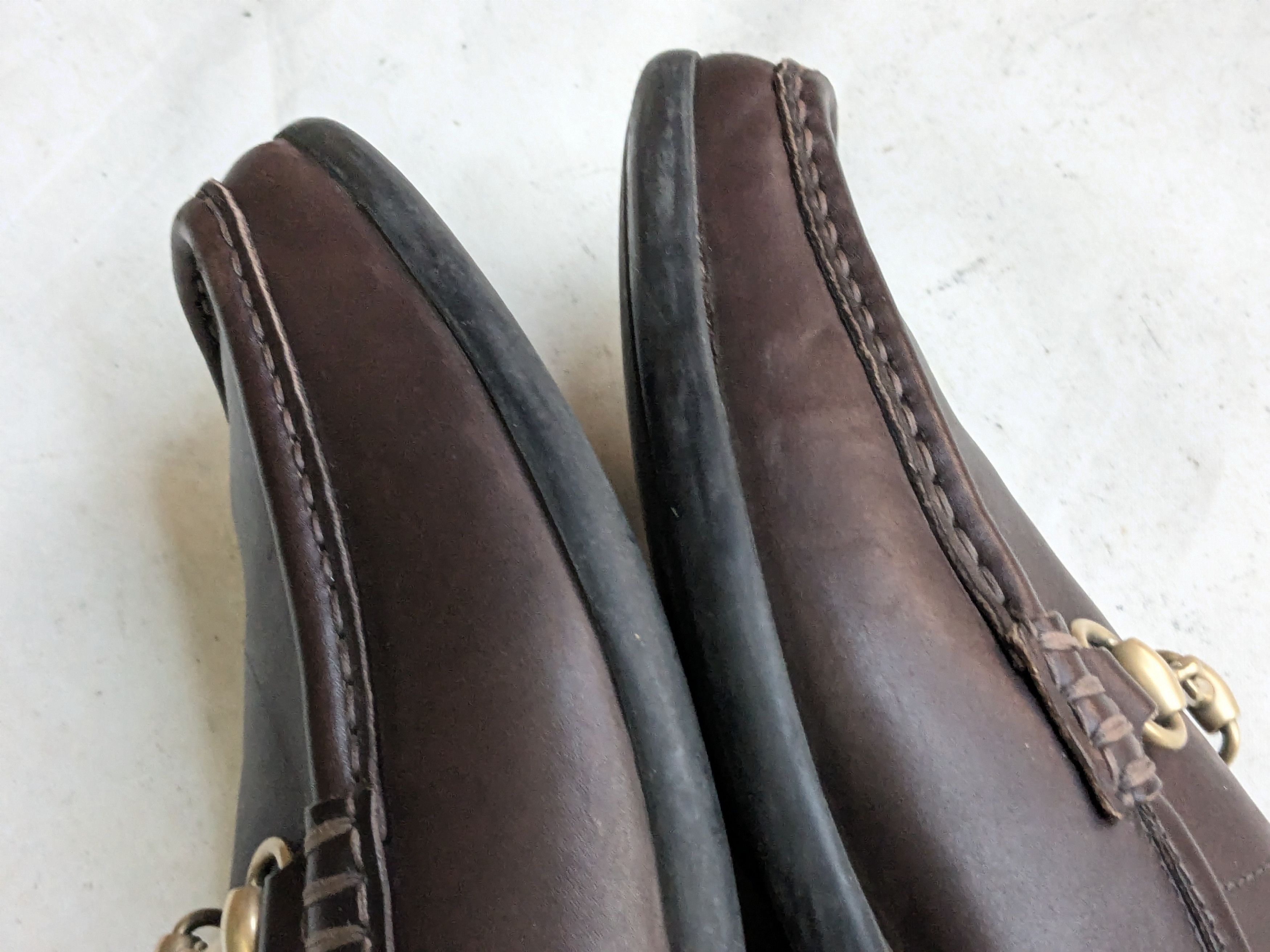Gucci Gucci Horsebit Driving Loafers Brown Leather 9.5 Buckle Size US 9.5 / EU 42-43 - 8 Thumbnail