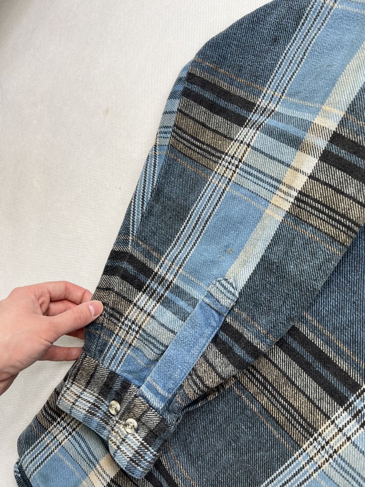 Dickies × Vintage Shirt Jacket Dickies Vintage 90’s Flannel Size US XXL / EU 58 / 5 - 4 Thumbnail