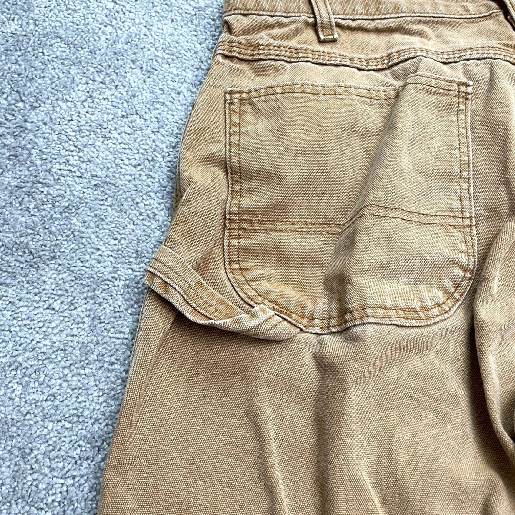 Dickies Dickies Carpenter Pants Mens 36x32 Brown Straight Leg Cotton Canvas Durable Work Pants Size US 36 / EU 52 - 5 Thumbnail
