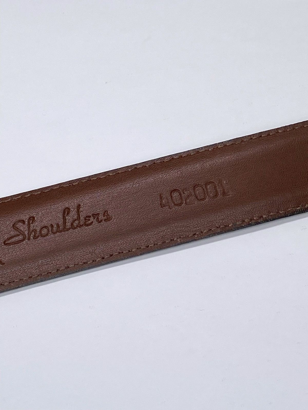 Saks Fifth Avenue Saks Fifth Avenue Brown Leather Belt size 44 Size 44 - 6 Thumbnail