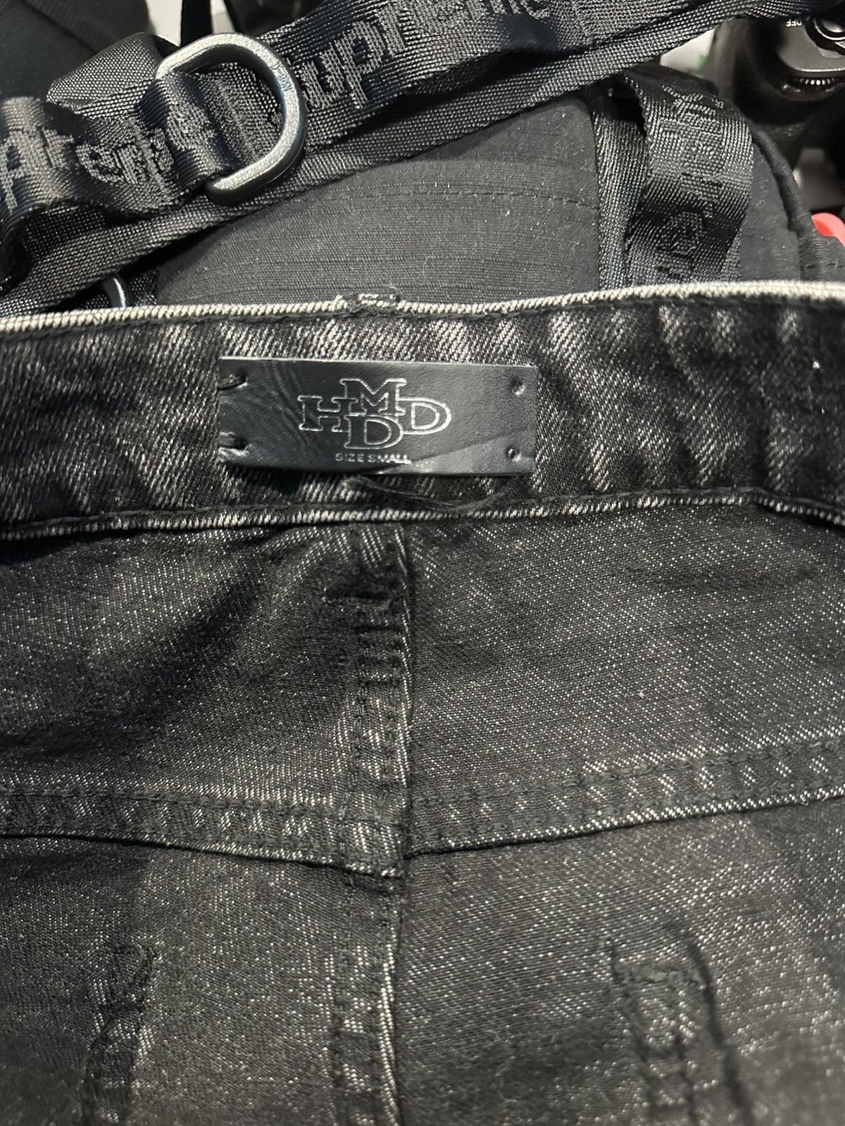 HMDD Hmdd “billie jean” black jean shorts small Size US 30 / EU 46 - 3 Thumbnail