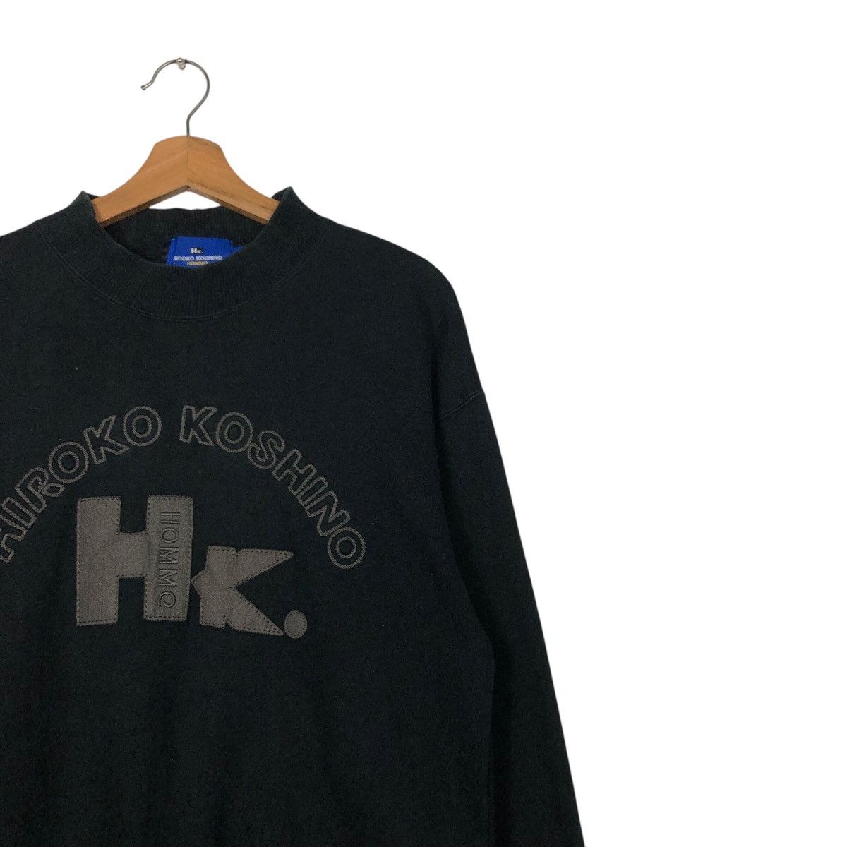 Hiroko Koshino Homme 📌Vintage Sweatshirt Hiroko Koshino Homme Big Logo Size US M / EU 48-50 / 2 - 7 Thumbnail